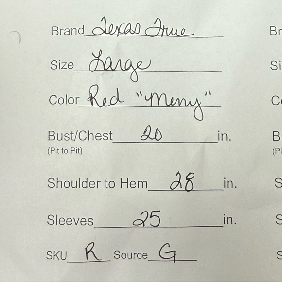 Texas True Threads Red “MERRY” Long Sleeve Graphic Tee L Christmas Holiday Top - Picture 6 of 6